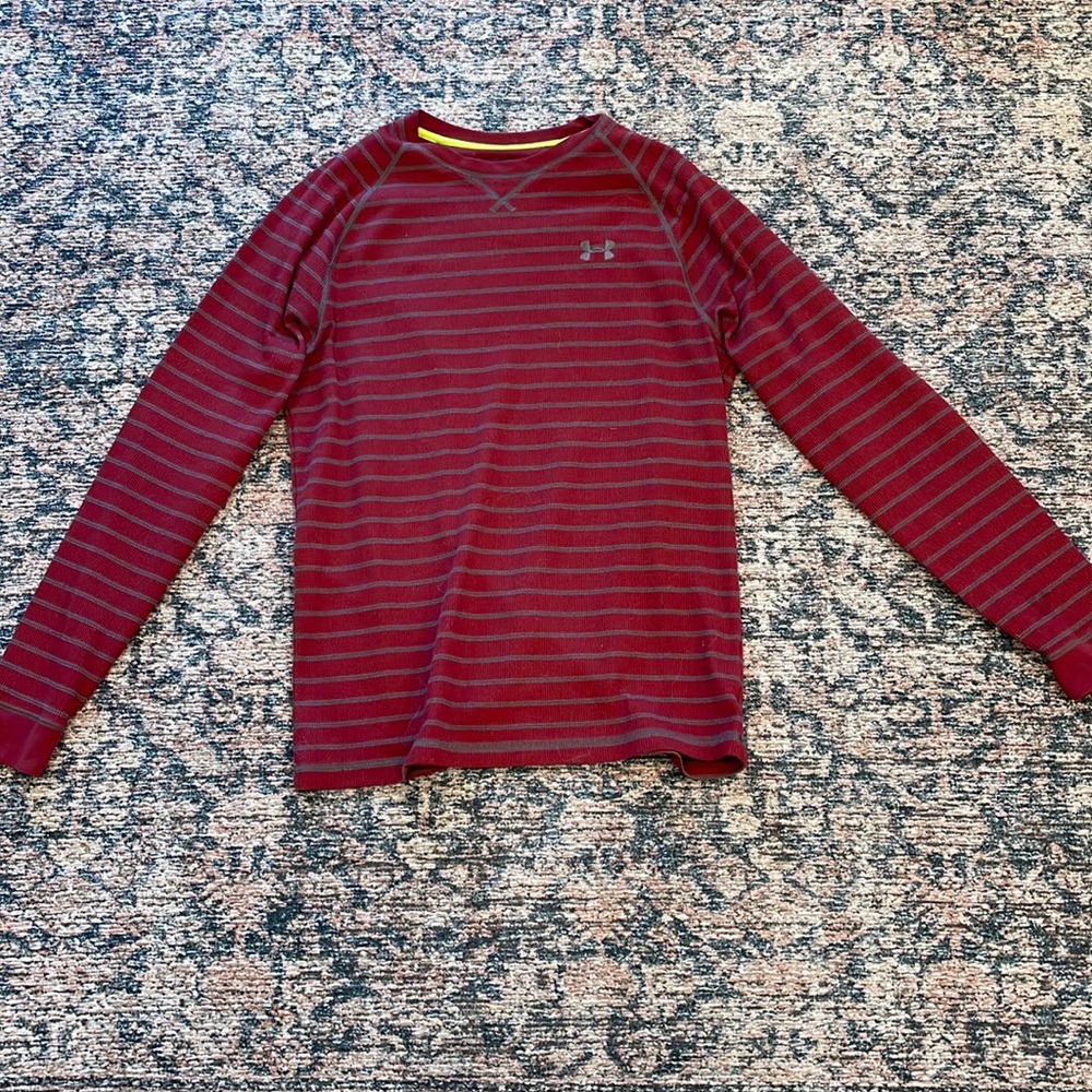 Under Armour Red Striped Thermal